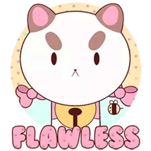 Эмодзи Flawless Cat