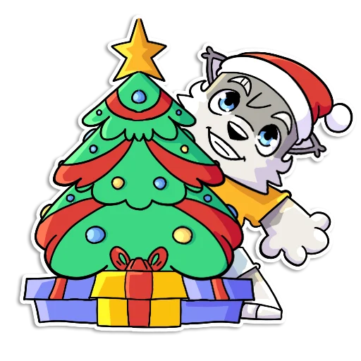 Эмодзи Новогодний Flazin