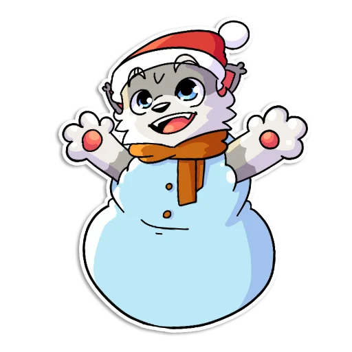 Эмодзи Новогодний Flazin