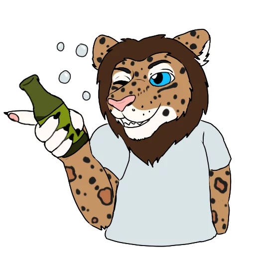 Эмодзи Floyd the Leopon