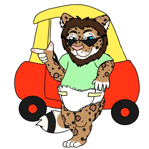 Эмодзи Floyd the Leopon