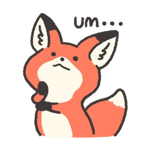 Эмодзи Fluffy Red Foxy