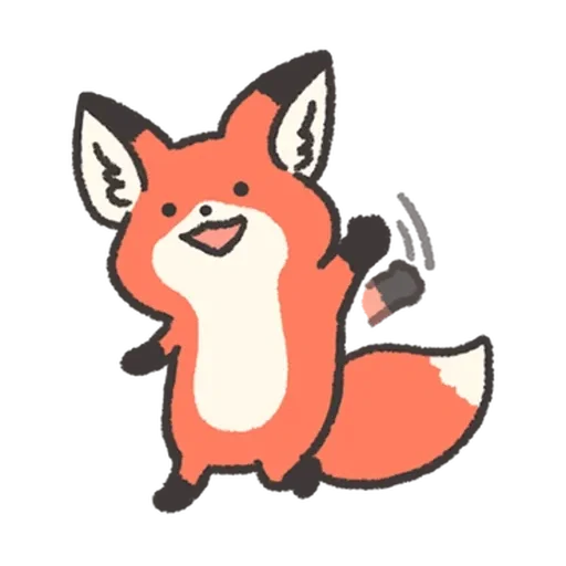 Эмодзи Fluffy Red Foxy