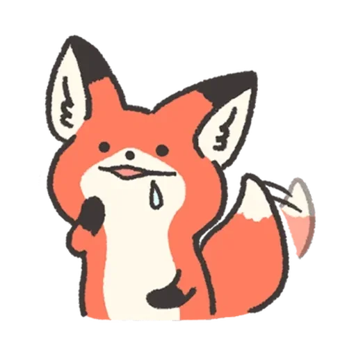 Эмодзи Fluffy Red Foxy