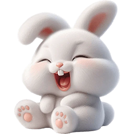 Эмодзи Пушистый кролик