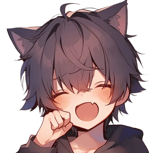 Эмодзи Кун кошачьи уши