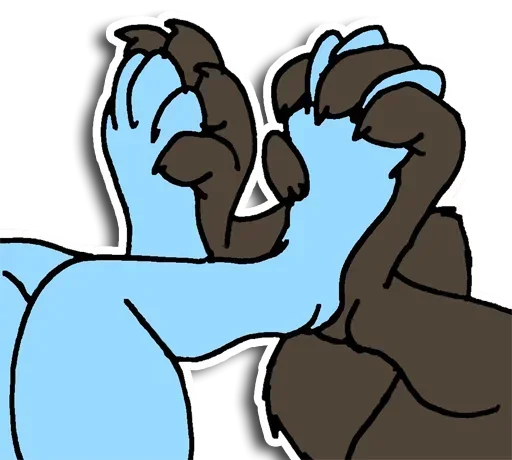 Эмодзи Foot Fluffy