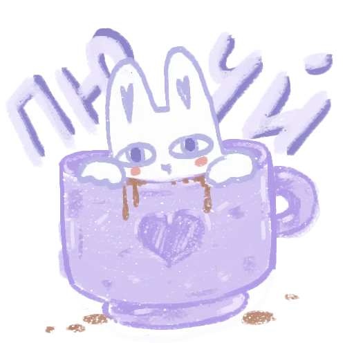 Эмодзи Fox and rabbit