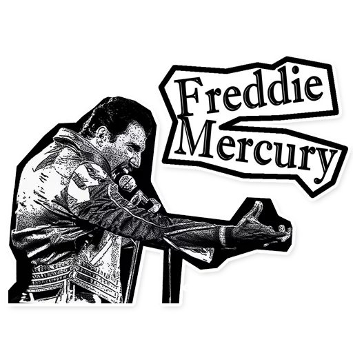 Эмодзи Freddie Mercury
