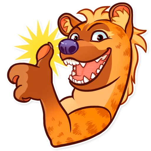 Эмодзи Hyena