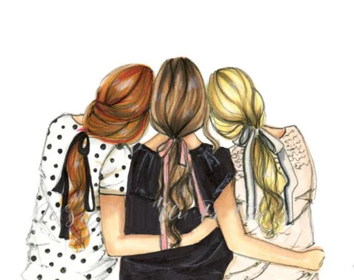 Эмодзи Friends Are Always Together