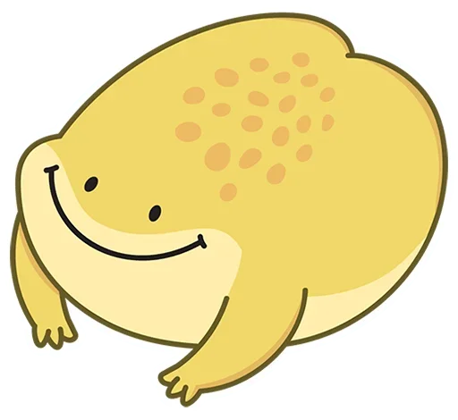 Эмодзи Лягушачий микс без надписей