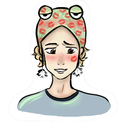 Эмодзи Лягушонок Женя