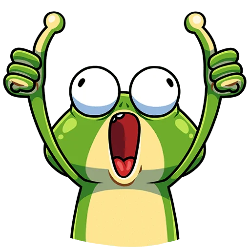 Эмодзи Лягуш и Квакуша Без Текста
