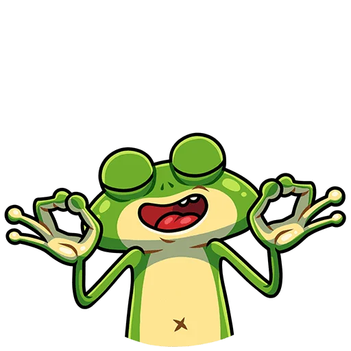 Эмодзи Лягуш и Квакуша Без Текста