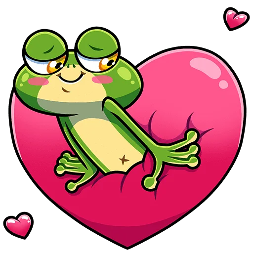 Эмодзи Лягуш и Квакуша Без Текста