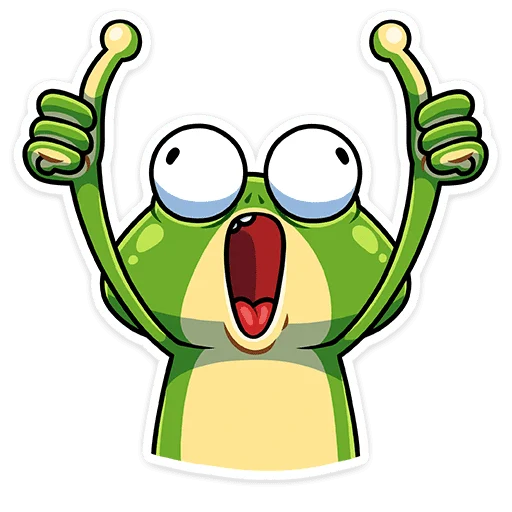 Эмодзи Лягуш и Квакуша