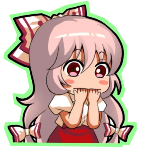 Эмодзи Fujiwara no Mokou - Touhou
