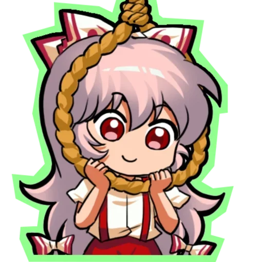 Эмодзи Fujiwara no Mokou - Touhou