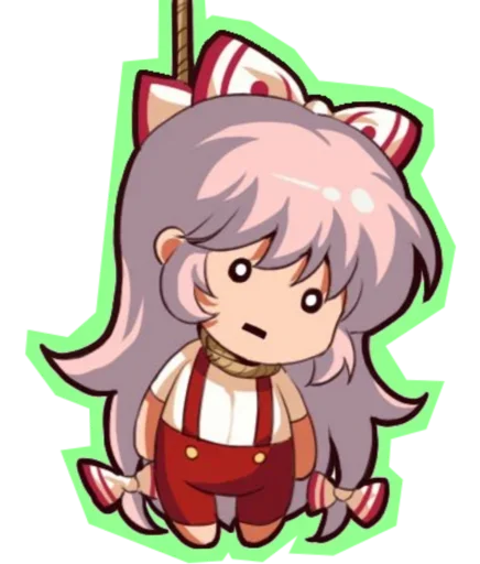 Эмодзи Fujiwara no Mokou - Touhou
