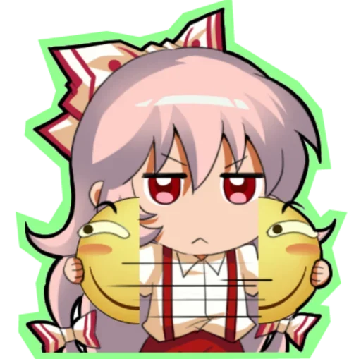 Эмодзи Fujiwara no Mokou - Touhou