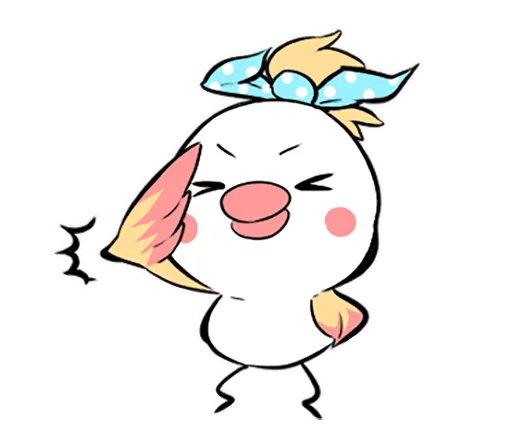 Эмодзи Funny Bird