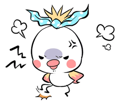 Эмодзи Funny Bird
