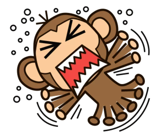 Эмодзи Funny Monkeys