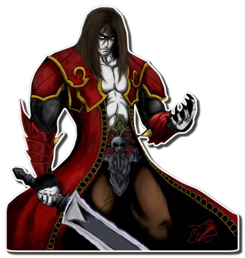 Эмодзи Gabriel Belmont & Alucard [รקร]