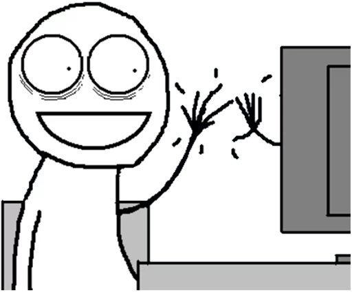 Эмодзи Guy Behind The Desk