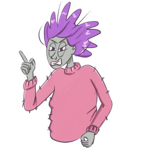 Эмодзи Green girl