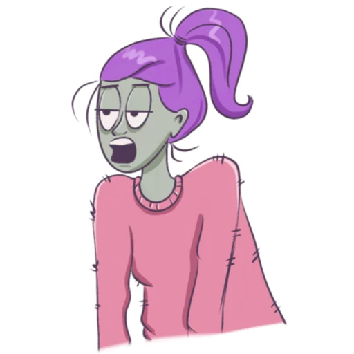 Эмодзи Green girl