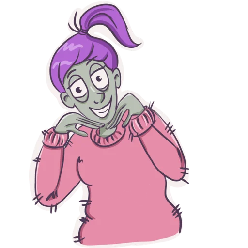 Эмодзи Green girl