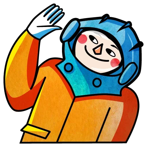 Эмодзи Kosmos Gagarin