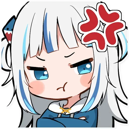 Эмодзи Gawr Gura