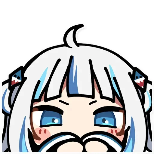 Эмодзи Gawr Gura