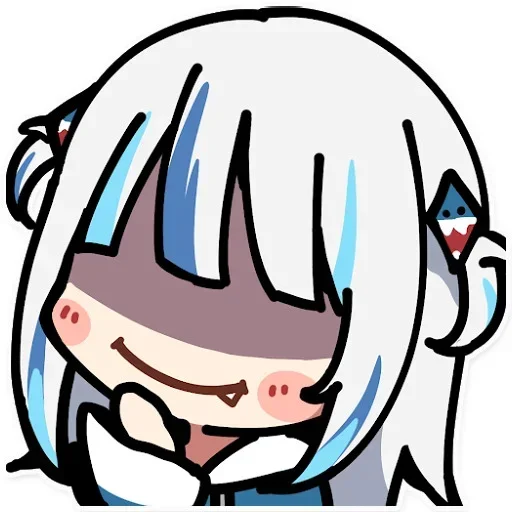 Эмодзи Gawr Gura
