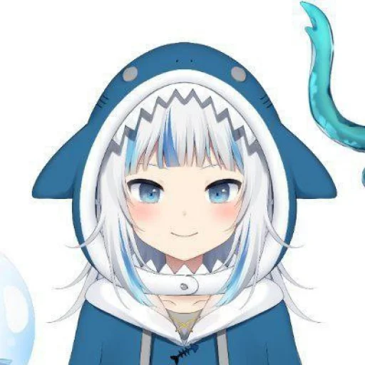 Эмодзи Gawr Gura | Гавр Гура