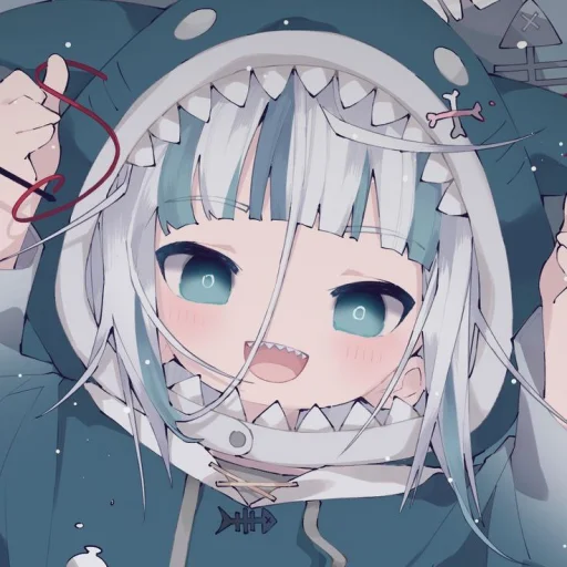 Эмодзи Gawr Gura | Гавр Гура