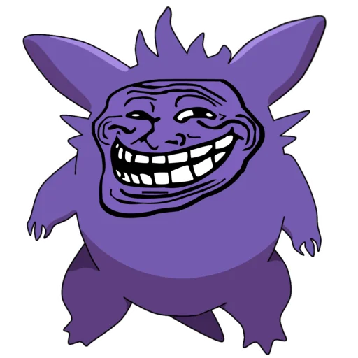 Эмодзи Gengar meme
