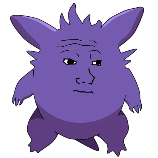 Эмодзи Gengar meme