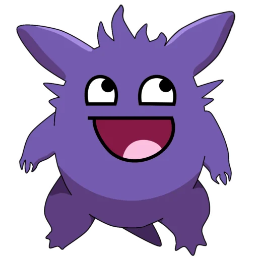 Эмодзи Gengar meme