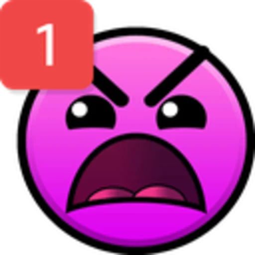 Эмодзи Geometry dash