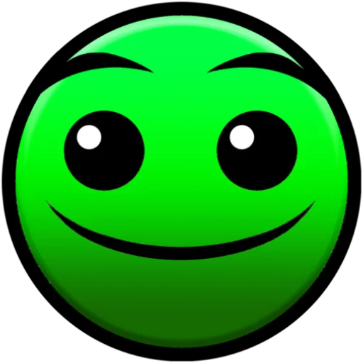 Эмодзи Geometry dash faces