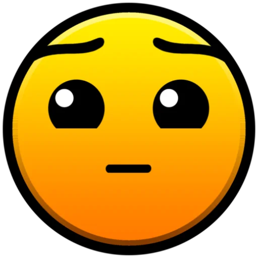 Эмодзи Geometry dash faces