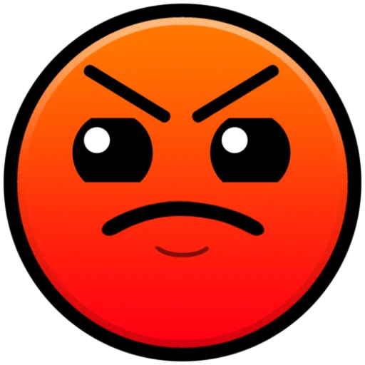 Эмодзи Geometry dash faces