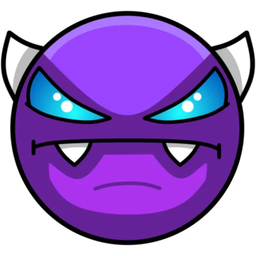 Эмодзи Geometry dash faces
