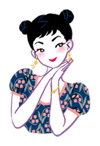Эмодзи Girls talk club
