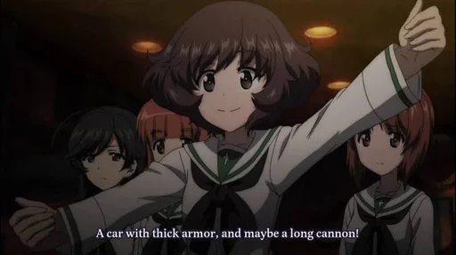 Эмодзи Girls und Panzer