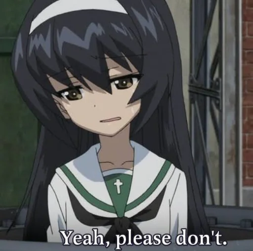 Эмодзи Girls und Panzer